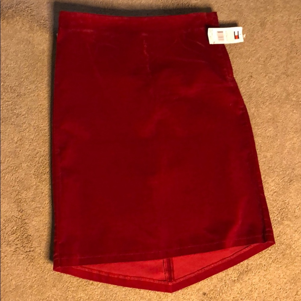 Rust TOMMY HILFIGER Ruched Skirt, size 7